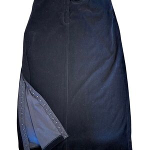 Tommy Hilfiger Black Velvet Skirt